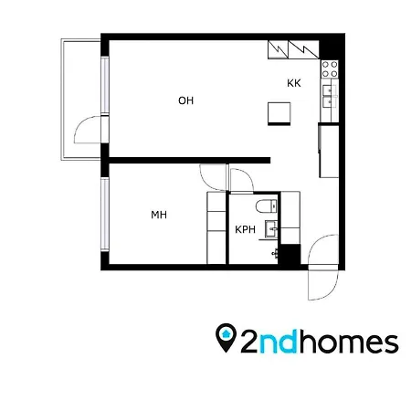 Apartment Heartful 1br With Balcony Next To Railway Station - Hosted By 2ndhomes Tampere