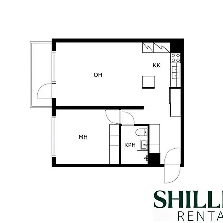 Appartement 1br & Balcony Next To Railway Station *